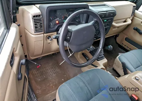 2000 Jeep Wrangler / Tj Sahara из США, поврежденный, VIN 1J4FA59S9YP733430